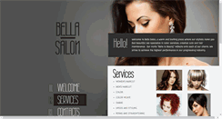 Desktop Screenshot of bellacolorspecialists.com
